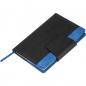 Preview: Notizbuch mit Gravur / DIN A5 / mit Magnetverschluss / 160 Seiten / Farbe: blau