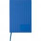 Preview: Notizbuch mit Gravur / DIN A5 / mit Softcover / 192 Seiten / Farbe: blau