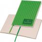 Preview: Notizbuch mit Gravur / DIN A5 / mit Softcover / 192 Seiten / Farbe: grün