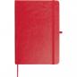 Preview: Notizbuch mit Kugelschreiber mit Gravur / PU Cover / A5 / 192 Seiten / rot