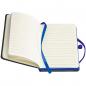 Preview: Notizbuch mit Namensgravur - A6 / 160 S. - liniert - PU Hardcover - Farbe: blau