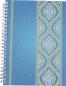 Preview: Notizheft / Notizbuch DIN A5 / 48 Blatt / mit Register A-Z / "Blue Orient"