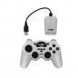 Preview: Play on Wireless Powershock Controller Gamepad für PC/USB schnurlos, silber