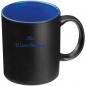 Preview: Porzellantasse mit Namensgravur - Kaffeetasse - 300 ml - Farbe: schwarz-blau