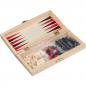 Preview: Reisespielset aus Holz mit Backgammon - Schach - Dame Spiel