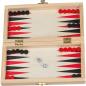 Preview: Reisespielset aus Holz mit Backgammon - Schach - Dame Spiel