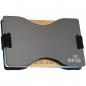 Preview: RFID Kartenhalter aus Metall / Kartenetui / Farbe: schwarz