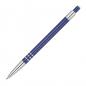 Preview: Schlanker Kugelschreiber aus Metall / Farbe: blau