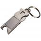Preview: Schlüsselanhänger / aus Metall / mit Einkaufswaagenchip und Flaschenöffner