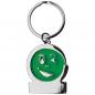 Preview: Schlüsselanhänger "Gesicht" mit Gravur / Farbe: grün
