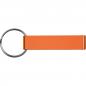 Preview: Schlüsselanhänger mit Namensgravur - mit Flaschenöffner - Farbe: orange