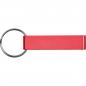 Preview: Schlüsselanhänger mit Namensgravur - mit Flaschenöffner - Farbe: rot