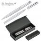 Preview: Schreibset mit Gravur / mit Kugelscheiber und Rollerball im Geschenketui
