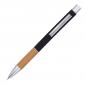 Preview: Schreibset mit Namensgravur - Kugelschreiber + Bleistift - mit Bambusgriffzone