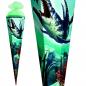 Preview: Schultüte / Zuckertüte / 85cm / eckig / "Dino Mosasaurus"