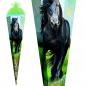 Preview: Schultüte / Zuckertüte / 85cm / eckig / "Pferd - Power Horse"