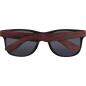 Preview: Sonnenbrille im "Two Tone" Design / Farbe: rot/braun