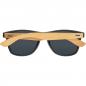 Preview: Sonnenbrille mit Bambusbügeln und UV 400 Schutz mit Namensgravur