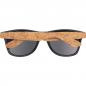 Preview: Sonnenbrille mit Bügeln aus Kork und UV 400 Schutz