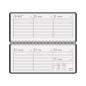 Preview: Spiral-Taschenkalender 2026 / ca. 8 x 18 cm / Farbe: schwarz