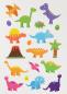 Preview: Sticker-Malbuch / DIN A4 / "Dino"