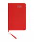 Preview: Taschenkalender 2026 / ca DIN A7 / mit PU Einband / Farbe: rot