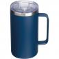 Preview: Thermo-Trinkbecher aus Edelstahl / 650ml / Farbe: dunkelblau