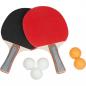 Preview: Tischtennis-Set / 2 Tischtennisschläger und 5 Tischtennisbälle