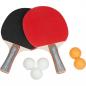 Preview: Tischtennis-Set mit Gravur / 2 Tischtennisschläger und 5 Tischtennisbälle