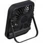 Preview: Tischventilator / mit Akku / Farbe: schwarz
