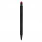 Preview: Touchpen Kugelschreiber / aus Metall / Farbe: schwarz mit roten Stylus