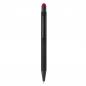 Preview: Touchpen Kugelschreiber / aus Metall / Farbe: schwarz mit roten Stylus
