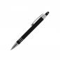 Preview: Touchpen Kugelschreiber / aus Metall / mit Soft-Touch / Farbe: schwarz