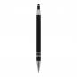 Preview: Touchpen Kugelschreiber / aus Metall / mit Soft-Touch / Farbe: schwarz