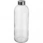 Preview: Trinkflasche aus Glas mit Neoprensleeve / 1000ml / Neoprenfarbe: hellgrün