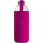 Preview: Trinkflasche aus Glas mit Neoprensleeve / 1000ml / Neoprenfarbe: pink