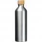 Preview: Trinkflasche aus recyceltem Aluminium mit Gravur / 750 ml / Farbe: silbergrau