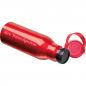 Preview: Trinkflasche aus recyceltem Aluminium mit Gravur / 750ml / Farbe: rot