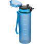 Preview: Trinkflasche aus Tritan mit Messskala und Trageschlaufe /500ml / Farbe: hellblau