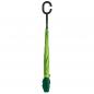Preview: Umgekehrter Regenschirm mit Griff zum Einhängen am Handgelenk / Farbe: apfelgrün
