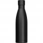 Preview: Vakuum Trinkflasche aus Edelstahl mit Namensgravur - 500ml - Farbe: schwarz