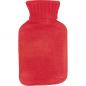 Preview: Wärmflasche mit Strickummantelung / Farbe: rot