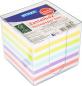 Preview: Zettelbox mit 700 Blatt farbige Notizzettel / Farbe: transparent klar
