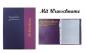 Preview: Zeugnismappe mit Namensgravur und Widmung - Zeugnisringbuch A4 - metallic lila