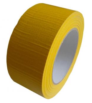 1 Rolle Klebeband Gewebeband Panzerband Panzertape 50m X 48mm gelb