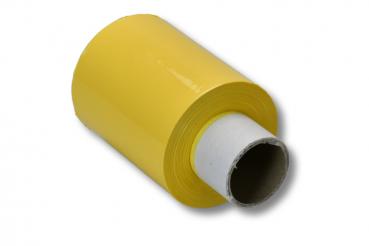 1 Rolle Mini Stretchfolie / 100mm x 150m / 23my / Farbe: gelb