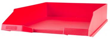 10 Ablagekörbe Briefkorb Briefablage / Farbe: rot