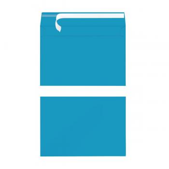 10 Briefumschläge / DIN B6 / haftklebend / Farbe: blau