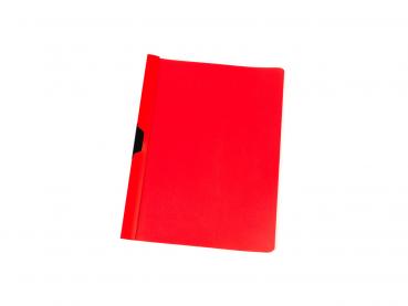 10 Cliphefter DIN A4 / Klemmhefter / Bewerbungsmappe / Farbe: rot