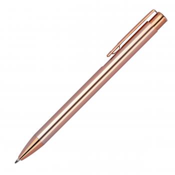 10 Druckkugelschreiber aus Metall / Farbe: Metallic kupfer